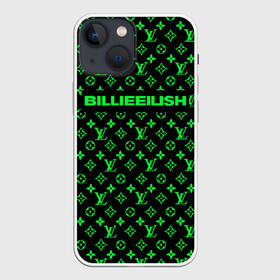 Чехол для iPhone 13 mini с принтом BILLIE EILISH в Белгороде,  |  | be | billie | billie eilish | blohsh | brand | france | logo | louis vuitton | lv | pattern | билли | билли айлиш | бренд | лв | лого | лоуис вуиттон | луи вуиттон | мода | паттерн | фигуры | франция