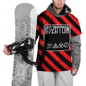 Накидка на куртку 3D с принтом Led Zeppelin в Белгороде, 100% полиэстер |  | 