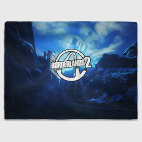 Плед 3D с принтом BORDERLANDS 2 в Белгороде, 100% полиэстер | закругленные углы, все края обработаны. Ткань не мнется и не растягивается | bl3 | borderlands | borderlands 3 | game | guns | mayhem is coming | psycho | roses are red | vault | vault symbol | игры | пустошь