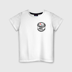 Детская футболка хлопок с принтом ХАБИБ (НА СПИНЕ) в Белгороде, 100% хлопок | круглый вырез горловины, полуприлегающий силуэт, длина до линии бедер | khabib | khabib nurmagomedov | mma | мма | хабиб | хабиб нурмагомедов