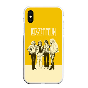 Чехол для iPhone XS Max матовый с принтом Led Zeppelin в Белгороде, Силикон | Область печати: задняя сторона чехла, без боковых панелей | Тематика изображения на принте: led | led zep | led zeppelin | ledzep | lz | zoso | группа | джимми пейдж | джон генри бонэм | джон пол джонс | зосо | лед зепелен | лед зеппелин | ледзепелен | ледзеппелин | роберт плант | рок