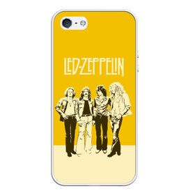 Чехол для iPhone 5/5S матовый с принтом Led Zeppelin в Белгороде, Силикон | Область печати: задняя сторона чехла, без боковых панелей | led | led zep | led zeppelin | ledzep | lz | zoso | группа | джимми пейдж | джон генри бонэм | джон пол джонс | зосо | лед зепелен | лед зеппелин | ледзепелен | ледзеппелин | роберт плант | рок