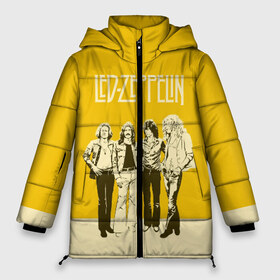 Женская зимняя куртка 3D с принтом Led Zeppelin в Белгороде, верх — 100% полиэстер; подкладка — 100% полиэстер; утеплитель — 100% полиэстер | длина ниже бедра, силуэт Оверсайз. Есть воротник-стойка, отстегивающийся капюшон и ветрозащитная планка. 

Боковые карманы с листочкой на кнопках и внутренний карман на молнии | led | led zep | led zeppelin | ledzep | lz | zoso | группа | джимми пейдж | джон генри бонэм | джон пол джонс | зосо | лед зепелен | лед зеппелин | ледзепелен | ледзеппелин | роберт плант | рок