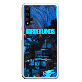 Чехол для Honor 20 с принтом BORDERLANDS в Белгороде, Силикон | Область печати: задняя сторона чехла, без боковых панелей | bl3 | borderlands | borderlands 3 | game | guns | mayhem is coming | psycho | roses are red | vault | vault symbol | игры | пустошь