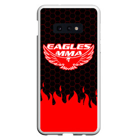 Чехол для Samsung S10E с принтом EAGLES MMA ХАБИБ в Белгороде, Силикон | Область печати: задняя сторона чехла, без боковых панелей | Тематика изображения на принте: eagles mma | khabib | khabib nurmagomedov | mma | мма | хабиб | хабиб нурмагомедов