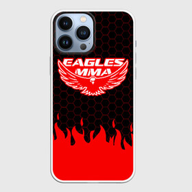 Чехол для iPhone 13 Pro Max с принтом EAGLES MMA ХАБИБ в Белгороде,  |  | Тематика изображения на принте: eagles mma | khabib | khabib nurmagomedov | mma | мма | хабиб | хабиб нурмагомедов