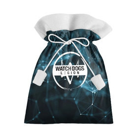 Подарочный 3D мешок с принтом WATCH DOGS LEGION в Белгороде, 100% полиэстер | Размер: 29*39 см | Тематика изображения на принте: ded sec | hacker | legion | watch dogs | watch dogs 2 | watch dogs legion | легион | хакер