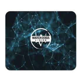 Коврик для мышки прямоугольный с принтом WATCH DOGS LEGION в Белгороде, натуральный каучук | размер 230 х 185 мм; запечатка лицевой стороны | ded sec | hacker | legion | watch dogs | watch dogs 2 | watch dogs legion | легион | хакер