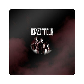 Магнит виниловый Квадрат с принтом Led Zeppelin в Белгороде, полимерный материал с магнитным слоем | размер 9*9 см, закругленные углы | Тематика изображения на принте: led | led zep | led zeppelin | ledzep | lz | zoso | группа | джимми пейдж | джон генри бонэм | джон пол джонс | зосо | лед зепелен | лед зеппелин | ледзепелен | ледзеппелин | роберт плант | рок