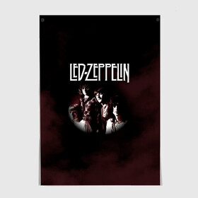 Постер с принтом Led Zeppelin в Белгороде, 100% бумага
 | бумага, плотность 150 мг. Матовая, но за счет высокого коэффициента гладкости имеет небольшой блеск и дает на свету блики, но в отличии от глянцевой бумаги не покрыта лаком | led | led zep | led zeppelin | ledzep | lz | zoso | группа | джимми пейдж | джон генри бонэм | джон пол джонс | зосо | лед зепелен | лед зеппелин | ледзепелен | ледзеппелин | роберт плант | рок