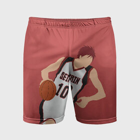 Мужские шорты 3D спортивные с принтом Taiga Kagami в Белгороде,  |  | basket | basketball | kagami | kuroko | kuroko no basket | taiga | баскетбол | кагами | куроко | тайга