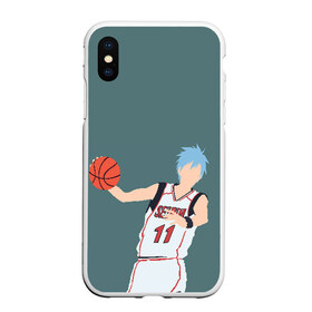 Чехол для iPhone XS Max матовый с принтом Tetsuya Kuroko в Белгороде, Силикон | Область печати: задняя сторона чехла, без боковых панелей | basket | basketball | kuroko | kuroko no basket | phantom | tetsu | tetsuya | баскетбол | куроко | тэцу | тэцуя | фантом