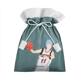 Подарочный 3D мешок с принтом Tetsuya Kuroko в Белгороде, 100% полиэстер | Размер: 29*39 см | Тематика изображения на принте: basket | basketball | kuroko | kuroko no basket | phantom | tetsu | tetsuya | баскетбол | куроко | тэцу | тэцуя | фантом