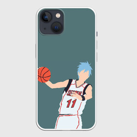 Чехол для iPhone 13 с принтом Tetsuya Kuroko в Белгороде,  |  | Тематика изображения на принте: basket | basketball | kuroko | kuroko no basket | phantom | tetsu | tetsuya | баскетбол | куроко | тэцу | тэцуя | фантом