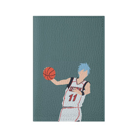 Обложка для паспорта матовая кожа с принтом Tetsuya Kuroko в Белгороде, натуральная матовая кожа | размер 19,3 х 13,7 см; прозрачные пластиковые крепления | Тематика изображения на принте: basket | basketball | kuroko | kuroko no basket | phantom | tetsu | tetsuya | баскетбол | куроко | тэцу | тэцуя | фантом