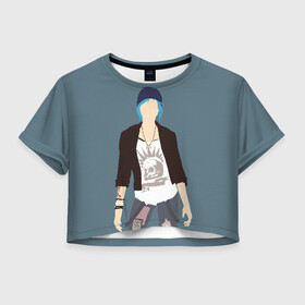 Женская футболка Crop-top 3D с принтом Хлоя Прайс в Белгороде, 100% полиэстер | круглая горловина, длина футболки до линии талии, рукава с отворотами | chloe | life is strange | lis | price | жизнь   странная штука | прайс | хлоя