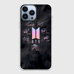 Чехол для iPhone 13 Pro Max с принтом BTS | БТС АВТОГРАФЫ в Белгороде,  |  | bangtan boys | bt21 | bts | бтс