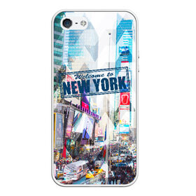 Чехол для iPhone 5/5S матовый с принтом New York в Белгороде, Силикон | Область печати: задняя сторона чехла, без боковых панелей | america | new york | travel | usa | америка | город | нью йорк | путешествие | сша | тревел | туризм