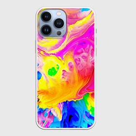 Чехол для iPhone 13 Pro Max с принтом КРАСКИ в Белгороде,  |  | abstract | abstraction | color | geometry | paitnt | psy | абстракция | геометрия | краски | неоновые | психоделика