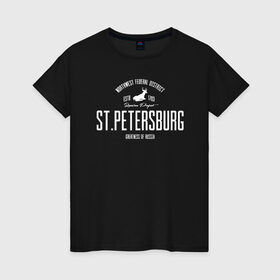 Женская футболка хлопок с принтом Питер Iron в Белгороде, 100% хлопок | прямой крой, круглый вырез горловины, длина до линии бедер, слегка спущенное плечо | spb | ленинград | питер | санкт петербург | спб | я люблю питер