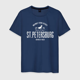 Мужская футболка хлопок с принтом Питер Iron в Белгороде, 100% хлопок | прямой крой, круглый вырез горловины, длина до линии бедер, слегка спущенное плечо. | spb | ленинград | питер | санкт петербург | спб | я люблю питер