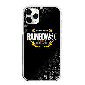 Чехол для iPhone 11 Pro матовый с принтом R6S PRO LEAGUE в Белгороде, Силикон |  | 6 | outbreak | rainbow | rainbow six siege | six | tom clancys | радуга осада | том клэнси