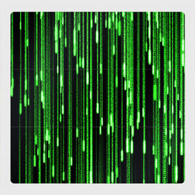 Магнитный плакат 3Х3 с принтом МАТРИЦА в Белгороде, Полимерный материал с магнитным слоем | 9 деталей размером 9*9 см | hugo weaving | pc | the matrix | код | компьютеры | матрица | матрица 4 | программист | программный код | цифры