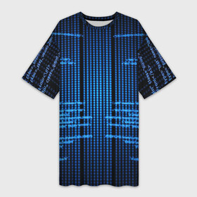 Платье-футболка 3D с принтом КОДЫ в Белгороде,  |  | Тематика изображения на принте: hugo weaving | pc | the matrix | код | компьютеры | матрица | матрица 4 | программист | программный код | цифры