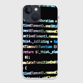 Чехол для iPhone 13 mini с принтом ПРОГРАММИСТ в Белгороде,  |  | hugo weaving | pc | the matrix | код | компьютеры | матрица | матрица 4 | программист | программный код | цифры