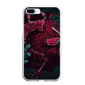 Чехол для iPhone 7Plus/8 Plus матовый с принтом CS GO hyper beast skin в Белгороде, Силикон | Область печати: задняя сторона чехла, без боковых панелей | awp | counter strike | cs go | cs go global offensive | hyper beast | skin cs | team cs | команды cs | скины оружия | скоростной зверь | хайпер бист