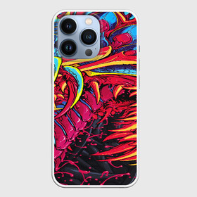 Чехол для iPhone 13 Pro с принтом CS GO hyper beast skin в Белгороде,  |  | Тематика изображения на принте: awp | counter strike | cs go | cs go global offensive | hyper beast | skin cs | team cs | команды cs | скины оружия | скоростной зверь | хайпер бист