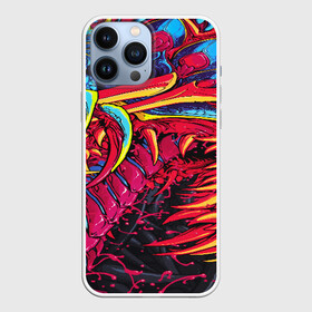 Чехол для iPhone 13 Pro Max с принтом CS GO hyper beast skin в Белгороде,  |  | Тематика изображения на принте: awp | counter strike | cs go | cs go global offensive | hyper beast | skin cs | team cs | команды cs | скины оружия | скоростной зверь | хайпер бист