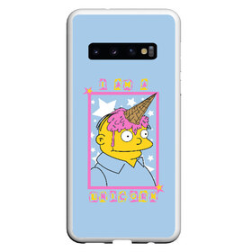 Чехол для Samsung Galaxy S10 с принтом I am a Unicorn в Белгороде, Силикон | Область печати: задняя сторона чехла, без боковых панелей | bart | deliciouse | family | homer | lisa | maggy | marge | ralph | simpsons | simpsonsfamily | unicorn | wiggum | барт | виггам | гомер | еда | единорог | лиза | мегги | ральф | семья | симпсоны