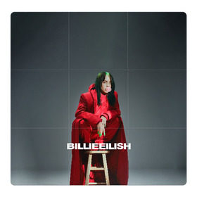 Магнитный плакат 3Х3 с принтом Billie Eilish в Белгороде, Полимерный материал с магнитным слоем | 9 деталей размером 9*9 см | at | billie | don’t | eilish | electronic | eyes | me | music | ocean | pirate | smile | synthpop | usa | айлиш | билли | музыка | пайрэт | синти поп | сша | электронная | электропоп