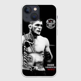 Чехол для iPhone 13 mini с принтом Хабиб Нурмагомедов в Белгороде,  |  | khabib nurmagomedov | mma | the eagle | боец | бои без правил | микс файт | мма | орёл | хабиб | хабиб нурмагомедов