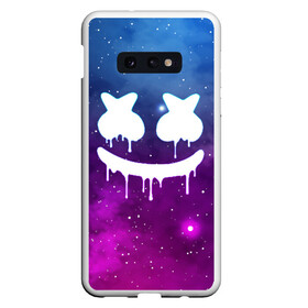 Чехол для Samsung S10E с принтом MARSHMELLO MELT SPACE в Белгороде, Силикон | Область печати: задняя сторона чехла, без боковых панелей | Тематика изображения на принте: america | dj | marshmello | usa | америка | маршмелло