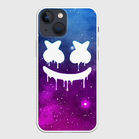 Чехол для iPhone 13 mini с принтом MARSHMELLO MELT SPACE в Белгороде,  |  | america | dj | marshmello | usa | америка | маршмелло