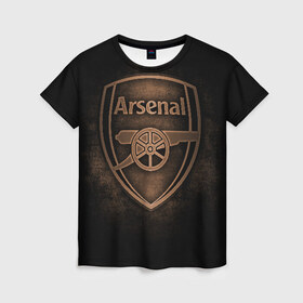 Женская футболка 3D с принтом Arsenal в Белгороде, 100% полиэфир ( синтетическое хлопкоподобное полотно) | прямой крой, круглый вырез горловины, длина до линии бедер | arsenal | arsenal fc | the gunners | английский клуб | арсенал | лондон | лондонский арсенал | премьер лига | футбол | футболист | футбольный клуб