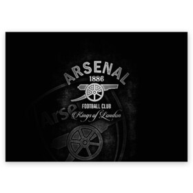 Поздравительная открытка с принтом Arsenal в Белгороде, 100% бумага | плотность бумаги 280 г/м2, матовая, на обратной стороне линовка и место для марки
 | arsenal | arsenal fc | the gunners | английский клуб | арсенал | лондон | лондонский арсенал | премьер лига | футбол | футболист | футбольный клуб