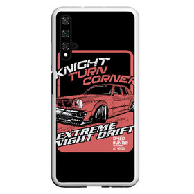 Чехол для Honor 20 с принтом Extreme night drift в Белгороде, Силикон | Область печати: задняя сторона чехла, без боковых панелей | auto | car | cars | concept | crash | drift | drifting | extreme | fast | garage | race | racing | rally | super | turbo | автомобил | быстрый | дрифт | классика | экстрим