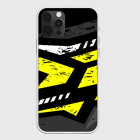 Чехол для iPhone 12 Pro Max с принтом Black Yellow в Белгороде, Силикон |  | texture | абстракция | граффити | краски | линии | текстура | уличный стиль | яркая