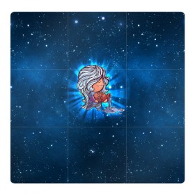 Магнитный плакат 3Х3 с принтом Водолей в Белгороде, Полимерный материал с магнитным слоем | 9 деталей размером 9*9 см | вселенная | гороскоп | знаки зодиака | зодиак | космос | медитация | планеты
