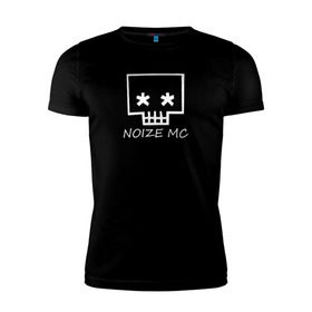 Мужская футболка премиум с принтом Noize MC в Белгороде, 92% хлопок, 8% лайкра | приталенный силуэт, круглый вырез ворота, длина до линии бедра, короткий рукав | Тематика изображения на принте: music | noize mc | rap | trend | музыка | новинки | рэп | тренды