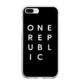 Чехол для iPhone 7Plus/8 Plus матовый с принтом One Republic (+спина) в Белгороде, Силикон | Область печати: задняя сторона чехла, без боковых панелей | Тематика изображения на принте: one republic | уан репаблик