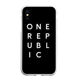 Чехол для iPhone XS Max матовый с принтом One Republic (+спина) в Белгороде, Силикон | Область печати: задняя сторона чехла, без боковых панелей | Тематика изображения на принте: one republic | уан репаблик