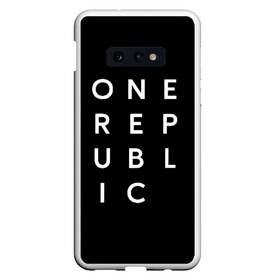 Чехол для Samsung S10E с принтом One Republic (+спина) в Белгороде, Силикон | Область печати: задняя сторона чехла, без боковых панелей | Тематика изображения на принте: one republic | уан репаблик