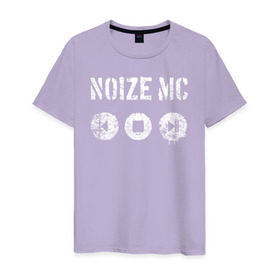 Мужская футболка хлопок с принтом Noize MC в Белгороде, 100% хлопок | прямой крой, круглый вырез горловины, длина до линии бедер, слегка спущенное плечо. | mc | music | noize | noize mc | rap | rock | мс | музыка | репер | рок | русский | рэп | рэпер | тренд | хит