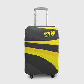 Чехол для чемодана 3D с принтом GYM в Белгороде, 86% полиэфир, 14% спандекс | двустороннее нанесение принта, прорези для ручек и колес | bodybuilding | diet | exercise | fitness | gym | heath | motivation | muscle | phil | training | workout | бодибилдинг | мотивация | олимпия | сила | спорт | фитнес
