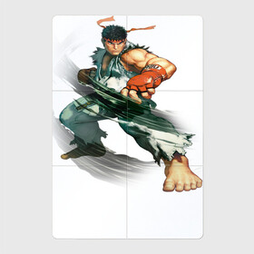 Магнитный плакат 2Х3 с принтом Street Fighter Ryu в Белгороде, Полимерный материал с магнитным слоем | 6 деталей размером 9*9 см | street fighter ryu