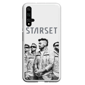 Чехол для Honor 20 с принтом Starset Band в Белгороде, Силикон | Область печати: задняя сторона чехла, без боковых панелей | Тематика изображения на принте: logo | rock | starset | лого | рок | старсет